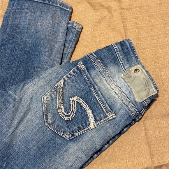 Silver Suki high rise Capri - Picture 3 of 6